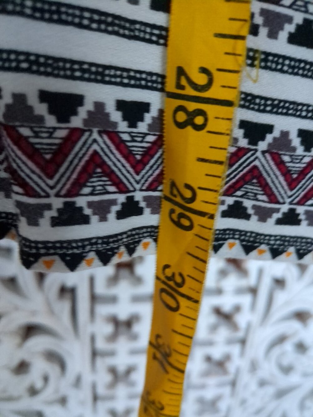 XS Boho Style Long Sleeved Tunic Top - Picture 10 of 13